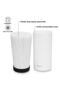 Kitchen Knife Organizer 11x22cm, Round Shaped, White (Plastic) - 2