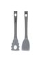Multi-Purpose Tongs Mauris Grey 28cm (Nylon + Silicone) - 2