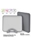 2-Piece Index Chopping Boards 34cm With Holder Grey Plastic+ TPR - 3