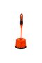 Toilet Plunger, Toilet Brush with Holder, RF2373| Non-Slip Gripped Long Handle Non-Slip