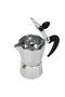 Coffee Maker 120ml Aluminium with 2-Piece Ceramic Cups With 2 Saucers Set - 4
