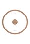 Glass Lid 28cm Arcades With Marble Silicone Rim Brown - 2