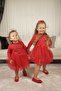 Mobile Cherry Lined Tulle Tutu Girl's Dress - 7