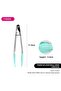 Silicone Tongs 17.5cm, Stainless Steel Handle Locking Tongs (Mint Green) - 2
