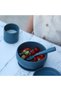 - Silicone Dining Set of 4pcs - Deep Blue - Packaging May Vary - 4