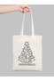 Christmas Painting Bag, New Year Painting Cloth Bag, Event Bag