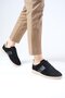 Nicole Genuine Suede Black Color Women's Casual Sneakers - 3