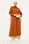 Women's Zippered Flared Skirt Double Suit