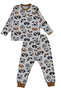 Boy's 100% Cotton Long Sleeve Top and Bottom Pajama Set New? Seasonal Comfortable Fit