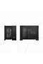 علبة 2500D AIRFLOW Mid-Tower ذات الحجرتين باللون الأسود - 3