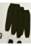 Three-Piece Elastic Sweatpants Three-Thread Raster Thick Fabric Set