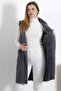 Italian Dark Gray Sleeveless Closure-Free Double Pocket Fur Casual Suede Woven Vest - 6