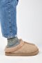 (Jana Furry) Women's Genuine Leather Flat Platform Mink Slippers - 2