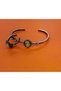 Handmade Copper Bracelet with Agate Natural Stone Copper Bracelet Copper Ring Jewelry Set - 7