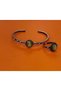 Handmade Copper Bracelet with Agate Natural Stone Copper Bracelet Copper Ring Jewelry Set - 6