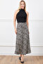 Leopard Printed Patterned Skirt - 5