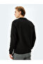 Long Sleeve Cotton Blend Raster Basic Half Zip Sweatshirt - 4