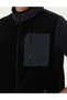 Black Regular Fit Fleece Vest 50273923-Vr046 - 7