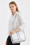 Genuine Leather, Cross Strap, Casual Bag, Women's Shoulder Bag, Lamé 27*26*8 cm - 3