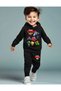 Children's Brawl Stars Printed 100% Cotton Hooded Bottom-Top Tracksuit Set