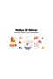 Orange-pink 1500ml Motivational Water Bottle with/without Straw Vgn2213-t - 3