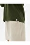 Khaki Organic Cotton Crew Neck Long Sleeve T-shirt - 7