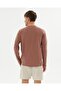 Dried Rose Organic Cotton Crew Neck Long Sleeve T-shirt - 2
