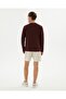 Chestnut Organic Cotton Crew Neck Long Sleeve T-Shirt - 5