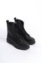 Women's Boots Zippered Inner Warm Asıtar Waterproof Non-Slip Rubber Sole Winter Lace-up Black Boots - 3