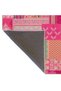 Pink Color Creative Decorative Woven Base Carpet Miravip36 - 6