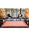 Colorful Checked and Pastel Dyed Patterned Decorative Carpet miravip447 - 3