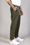 Men's Khaki Baggy Fit Comfortable Fit Velvet Trousers