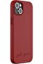 Just green eco-designed case for iphone 14 Plus, Natural red - 3