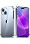 TPU DURO Drop Protection Case Compatible With iPhone 15 6.1"- Clear - 2