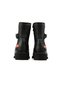 Women's Black Leather Boots - 025g 100078 - 5
