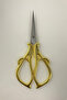 Gold Promise Engagement Scissors, Ribbon Opening Special Day Ceremony Sewing Embroidery Scissors Simple Model Gold - 4