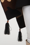 Wave Patterned Poncho, Fisherman Stitch Button Detailed Poncho, Outerwear Poncho, Knitwear Stylish Poncho, Poncho - 7