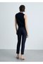 Straight Cut Cotton Trousers - 4