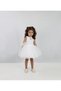 White Puffy Zippered Lined Girl's Tutu 23 April Birthday Reading Day Tutu Skirt