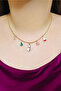 Dorika New Year Icons Charm Gold Necklace