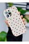 iPhone 16 Promax Wavy Red Hearts Design Silicone Case