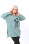 Plus Size Soft Fabric Women's Soft Sweater