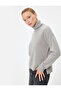 Basic Knitwear High Top Sweater Long Sleeve Soft Textured