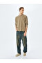 Crew Neck Cotton Interlock Fabric Basic Sweatshirt