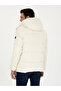White Hooded Goose down Coat 50273111-Vr013 - 5
