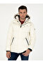 White Hooded Goose down Coat 50273111-Vr013 - 3