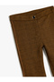 Patterned Pocket Detailed Slim Fit Leggings - 3