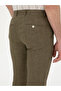 Khaki Slim Fit 100% Linen Trousers 50284952-Vr027 - 6