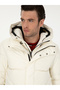 White Hooded Goose down Coat 50273111-Vr013 - 2