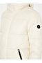 White Hooded Goose down Coat 50273111-Vr013 - 7